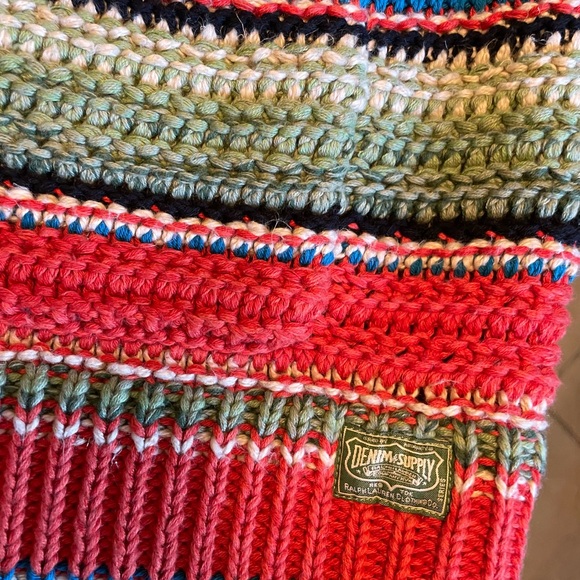 Ralph Lauren Denim and Supply Cotton and Linen Cardigan excellent comfy colorful - Picture 5 of 12